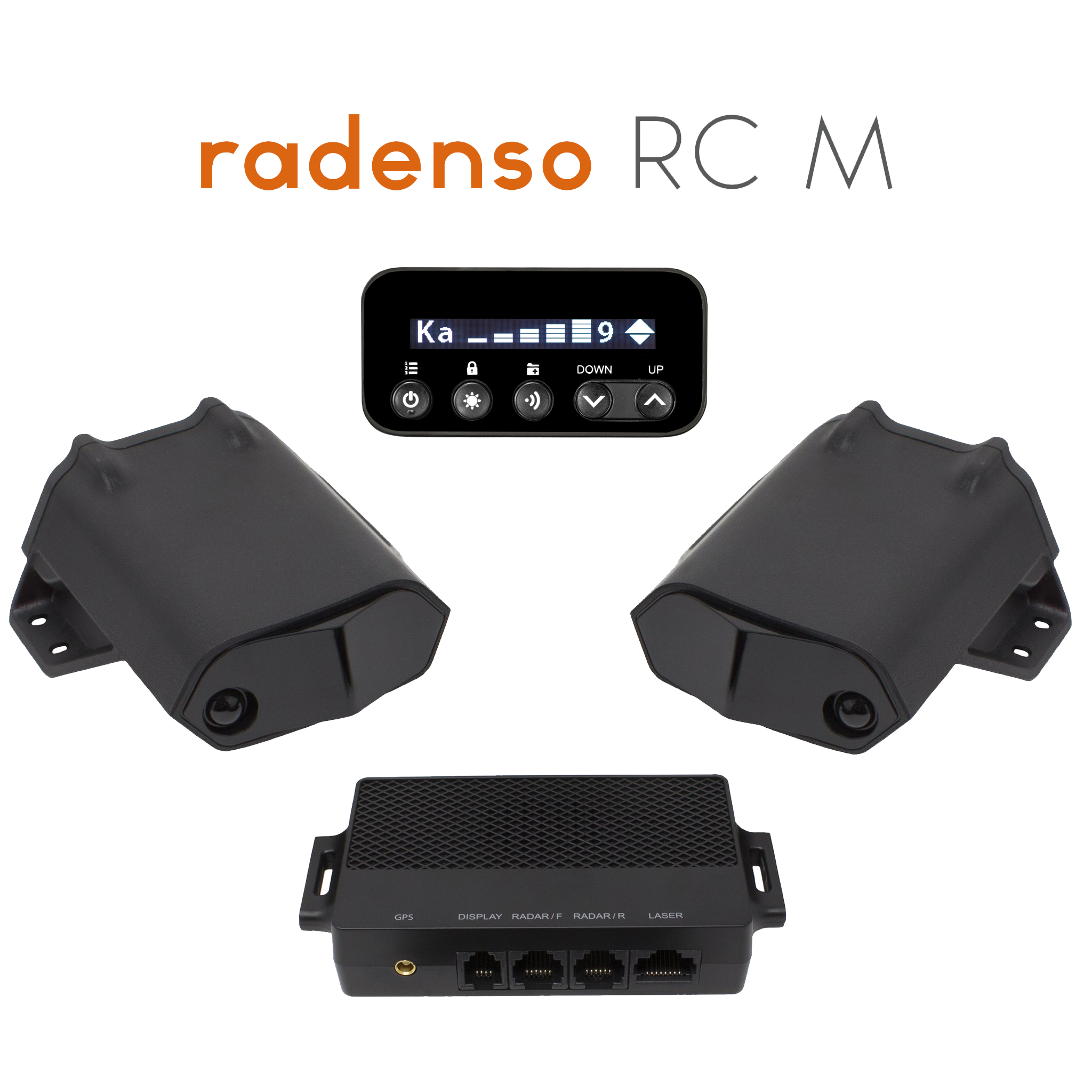 Radenso Ultimate system showing all of the equipment included