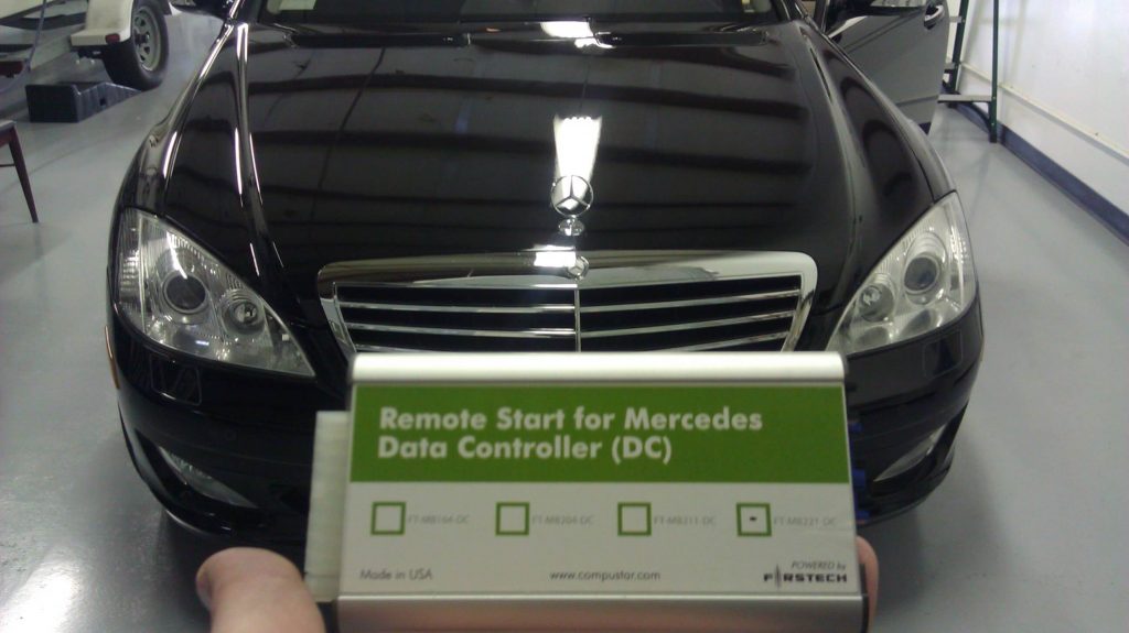 Mercedes Benz S550 gets a remote car starter and mobile  